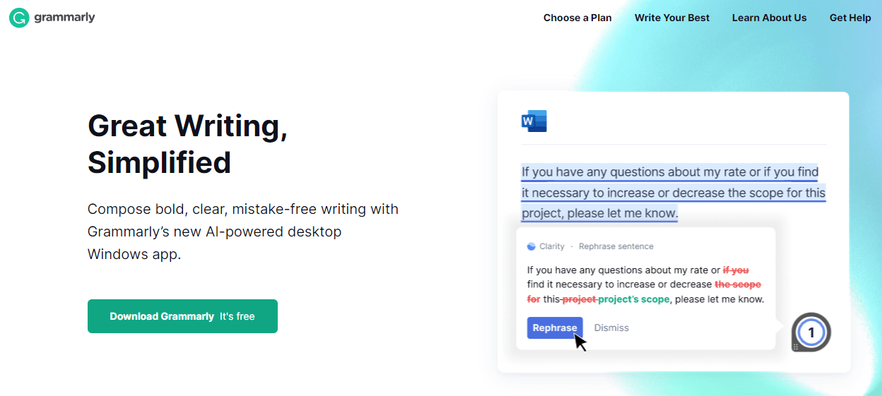 grammarly hjemmeside